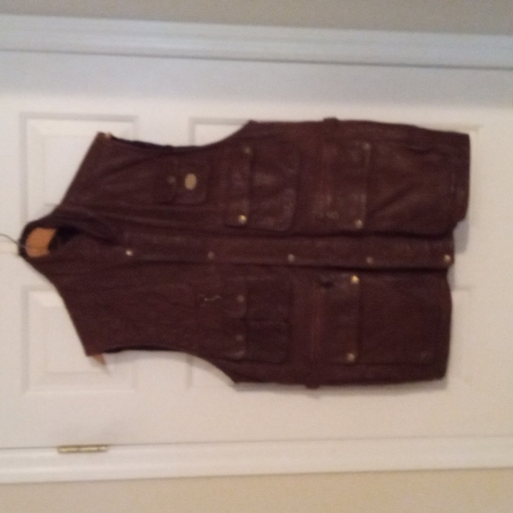 Thomas Cook Leather Hunting Vest